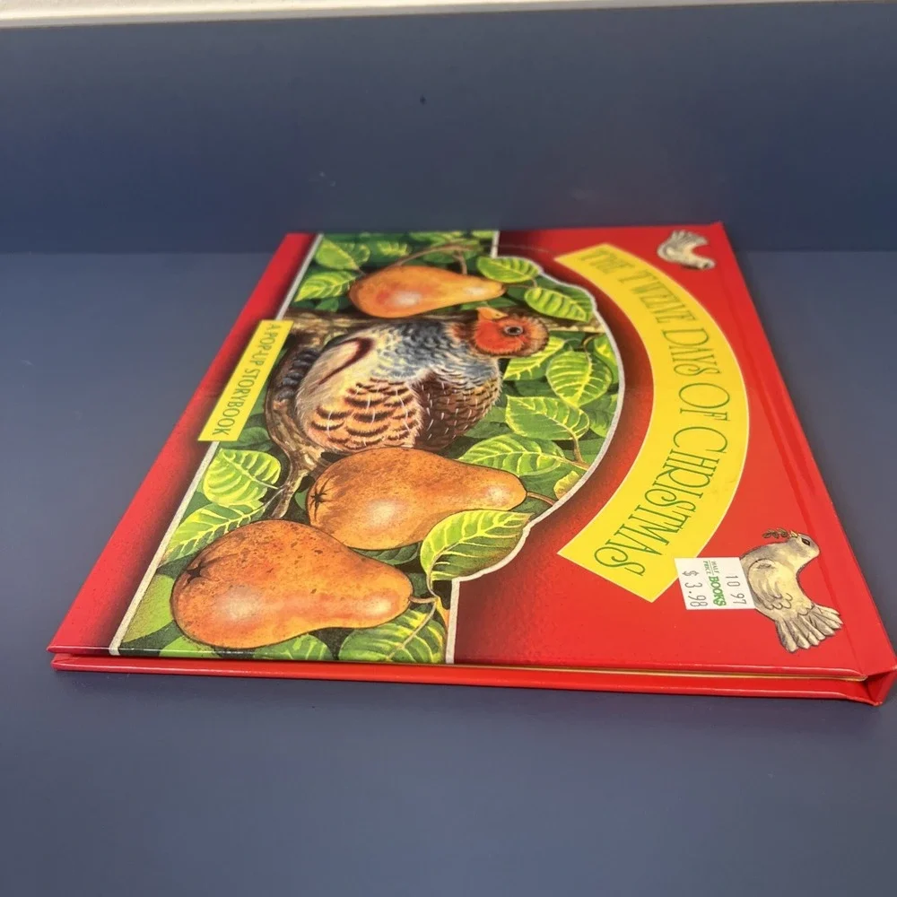 New The Twelve Days of Christmas A Pop-Up Storybook /1st Edition 1994 Hard Cover